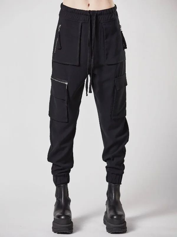 Woven cargo trousers Trousers Flared Retro