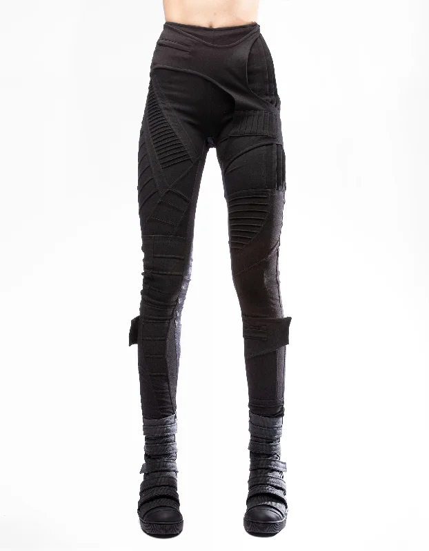 TROUSERS RESISTANCE W Trousers Leather Faux