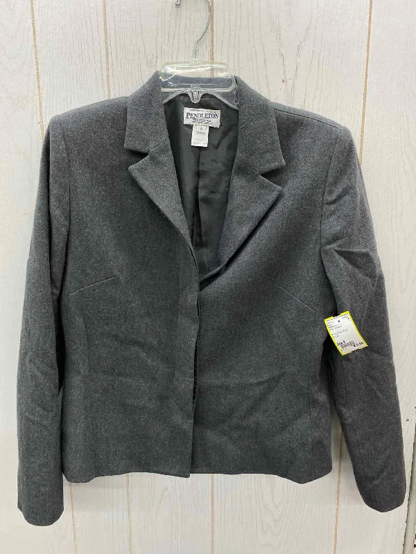 Pendleton Gray Womens Size 8 Blazer Women's Custom Jacket