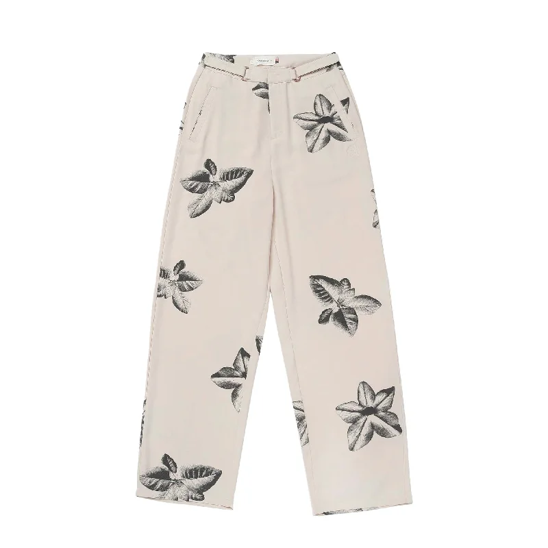 Honor The Gift Womens Floral Print Trousers Trousers Denim Distressed