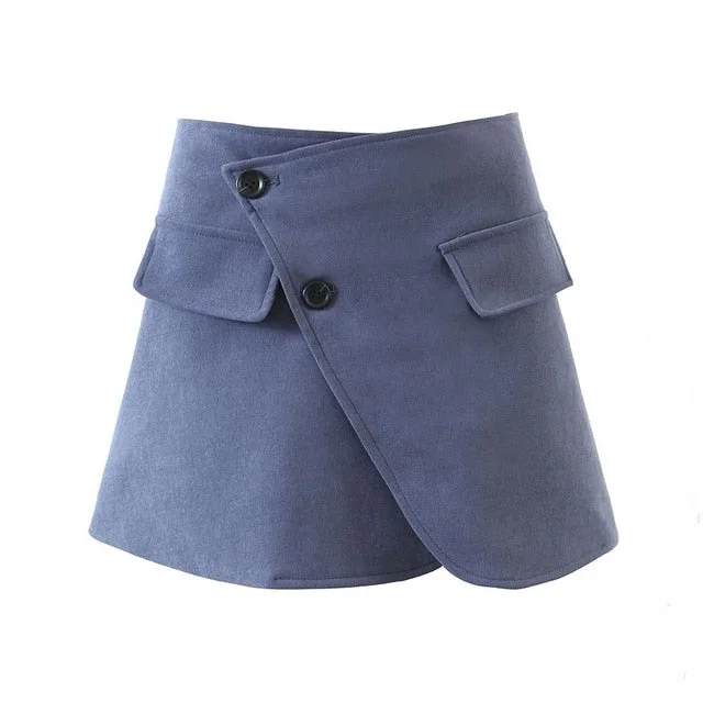 grayblue skirt