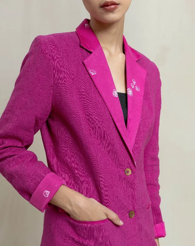 SERIBU BUNGA - Statement Blazer Women's Premium Blazer