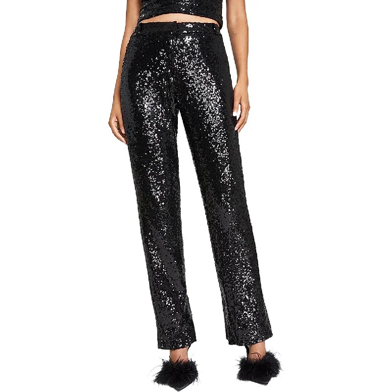 Juniors Womens Sequined Party Trouser Pants Trousers Recommended Stylist