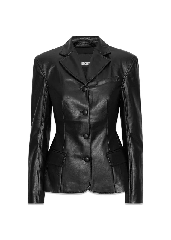 Fitted Blazer - Black Women's Casual Suit