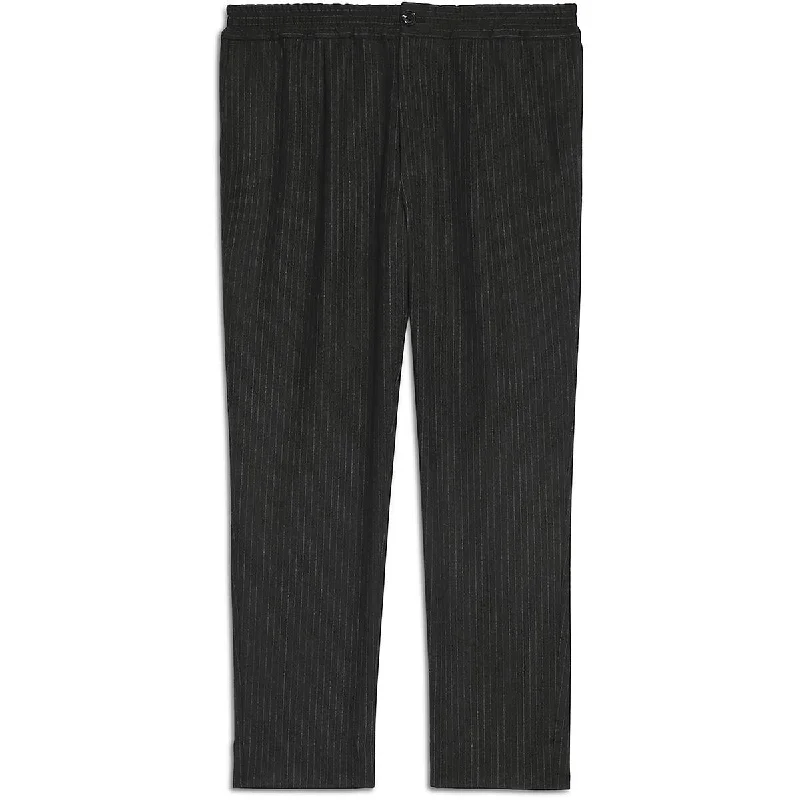 AMI Alexandre Mattiussi Mens Smocked Pinstripe Trouser Pants Trousers Designer Luxury