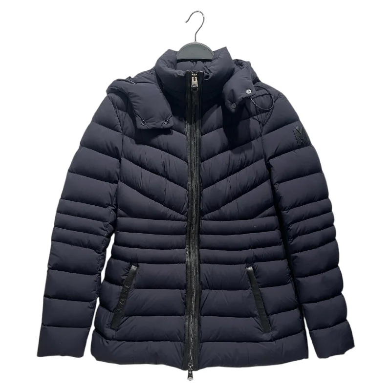 MACKAGE/Jacket/M/Nylon/NVY/Single Breasted/Mackage jacket Knit Jacket Woven Jacket Fleece Jacket