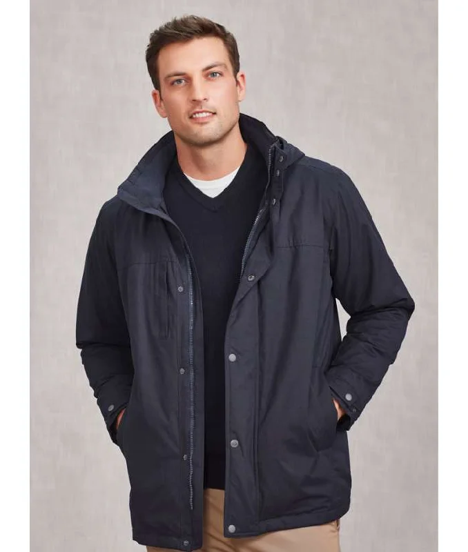 Melbourne Mens Comfort Jacket Zip Front Button Front Snap Front