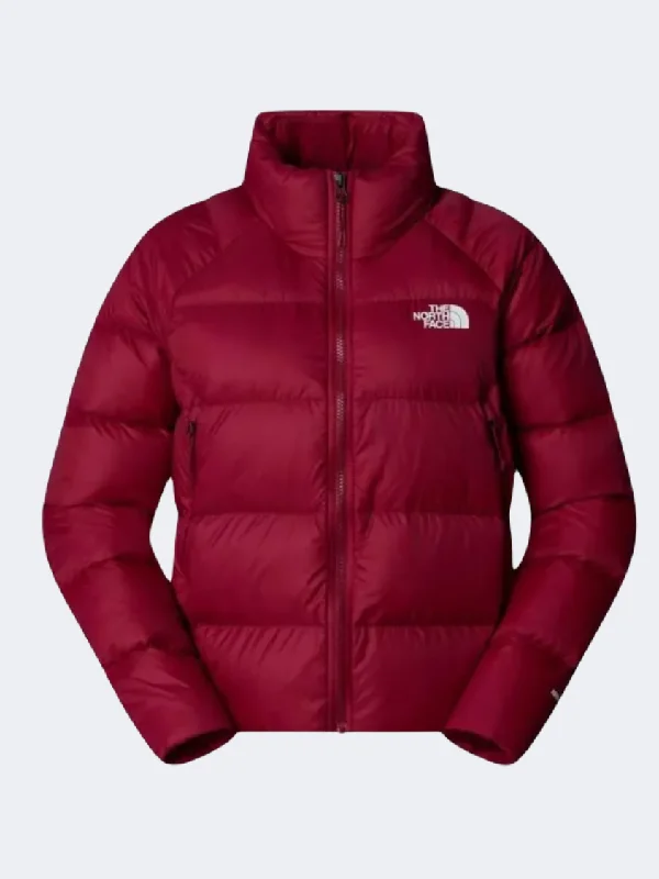 The North Face Hyalite Down Women Lifestyle Jacket Beetroot Knit Fabric Woven Fabric Fleece Fabric