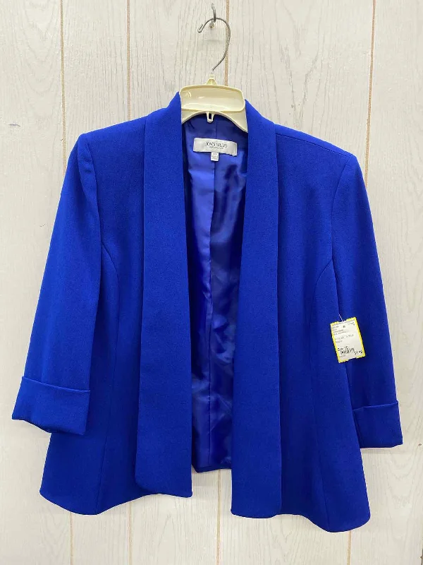 Jones Studio Blue Womens Size 10 Blazer Women's Boutique Suit