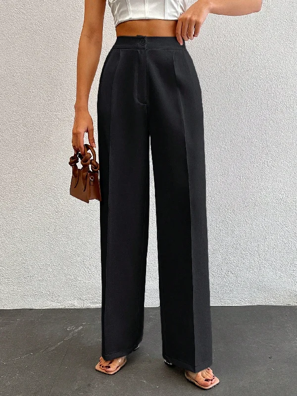 Formal Pleated Wide Leg Trouser Trousers Ceremony Elegant