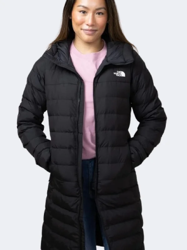 The North Face Aconcagua Parka Women Lifestyle Jacket Black Satin Jacket Silk Jacket Chiffon Jacket