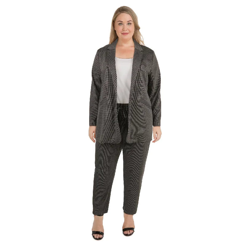 lily morgan Women's Plus Knit Blazer Women's Formal Blazer