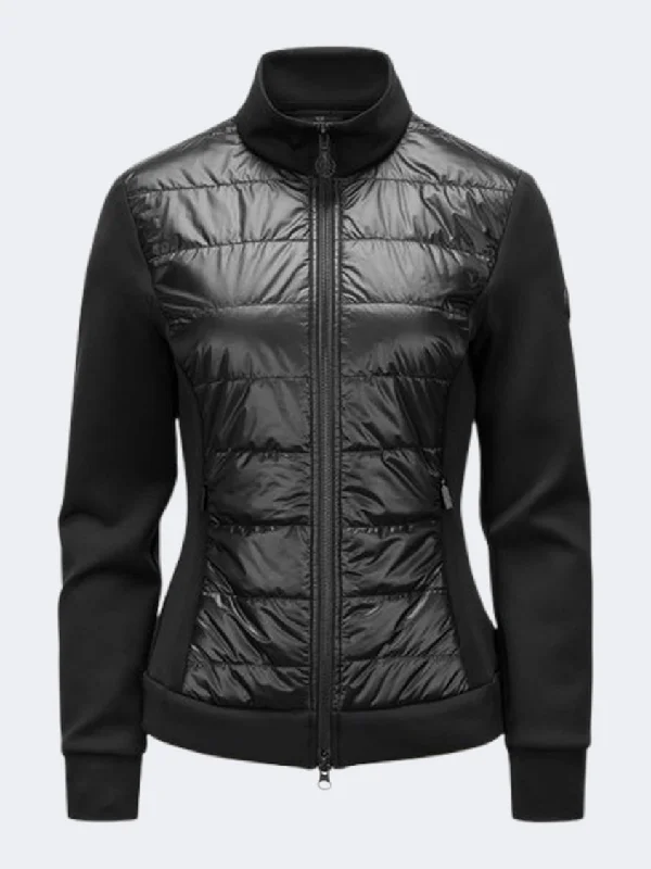 Sportalm San Francisco Women Skiing Jacket Black Fleece Jacket Down Jacket Feather Jacket