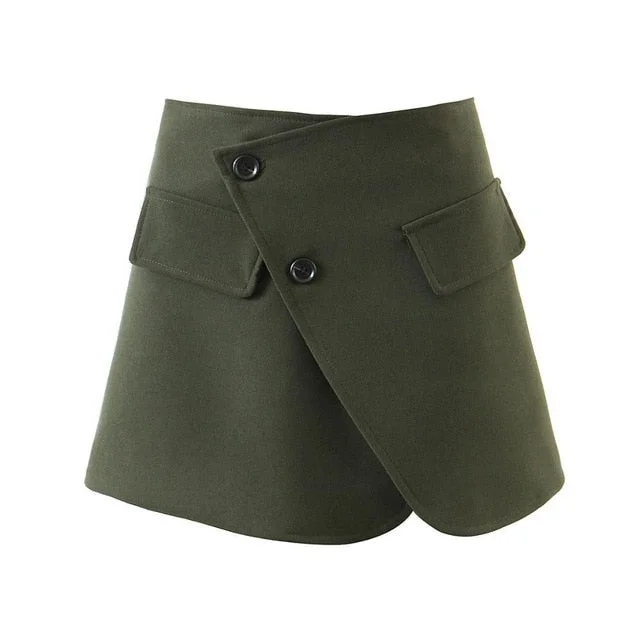 armygreen skirt