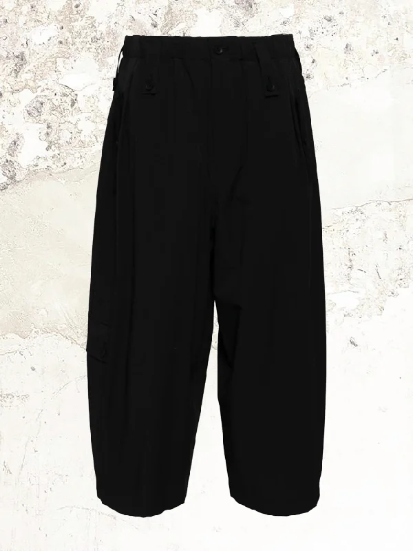 Yohji Yamamoto wide-leg cropped trousers Trousers Hiking Durable