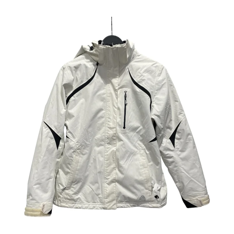 NIKE ACG/Jacket/S/Nylon/WHT/Storm Fit Jacket Appliqued Jacket Beaded Jacket Sequined Jacket