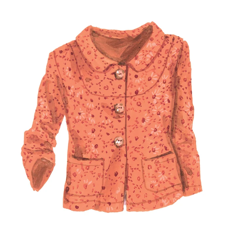 Eyelet Swing Blazer Women's Luxury Jacket