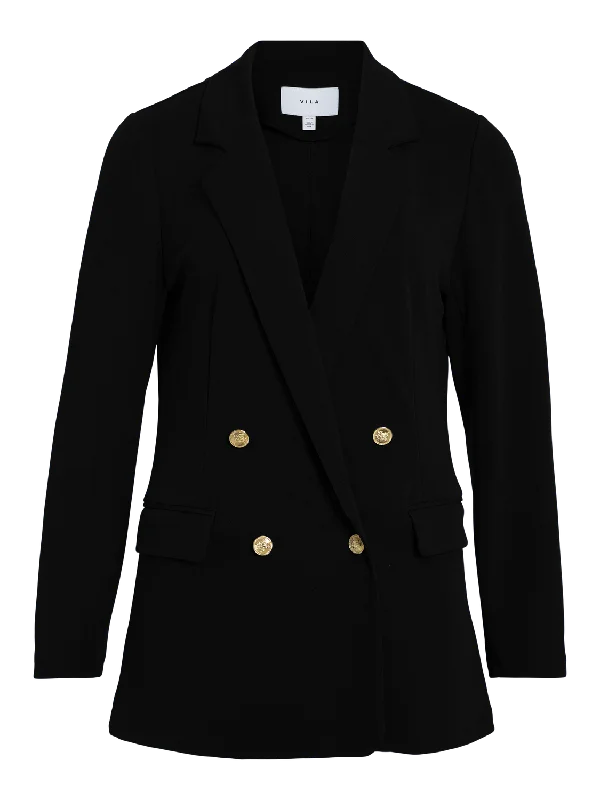 VICLARRY Blazer - Black Women's Trench Blazer