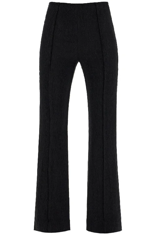 flared viscose trousers for F9396 BLACK Trousers versatile all-occasion