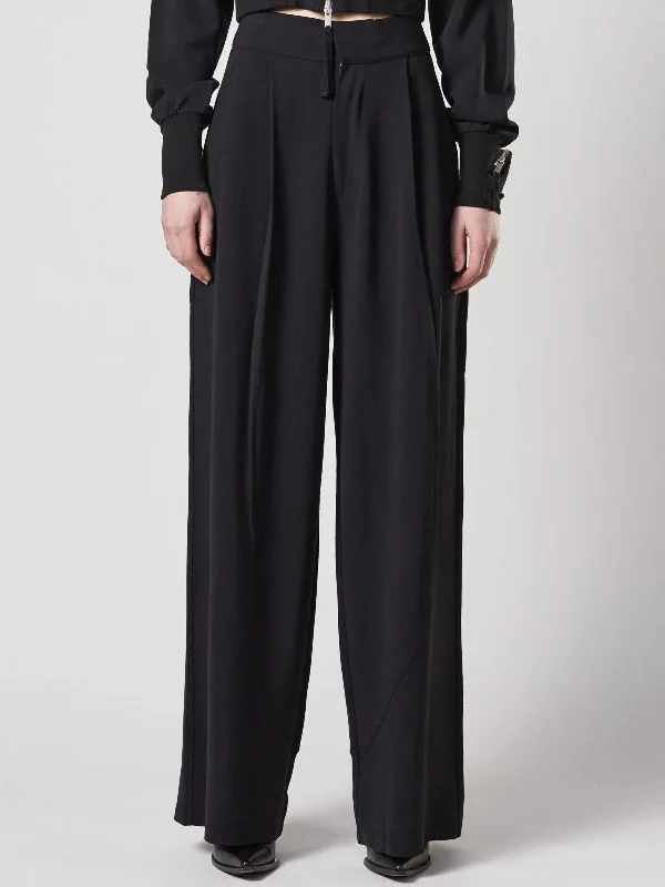 Wide leg trousers Trousers High Rise Slim Fit