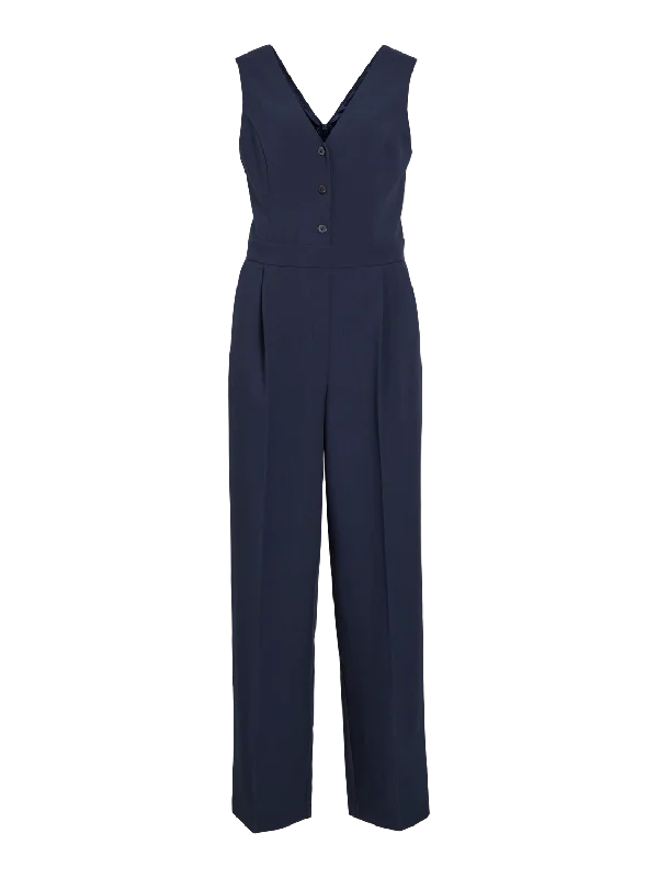 VIESSENTIAL Jumpsuit - Navy Blazer Women's Denim Suit