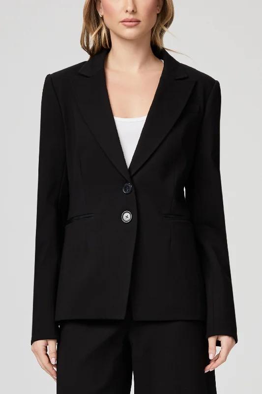 Paige - Chelsee Blazer in Black Women's Elegant Suit