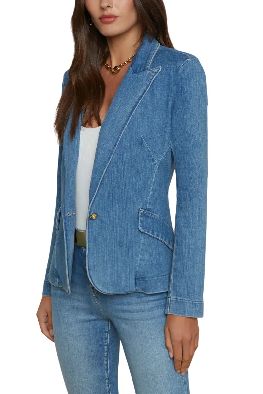 Baldwin Denim Blazer Women's Handmade Blazer