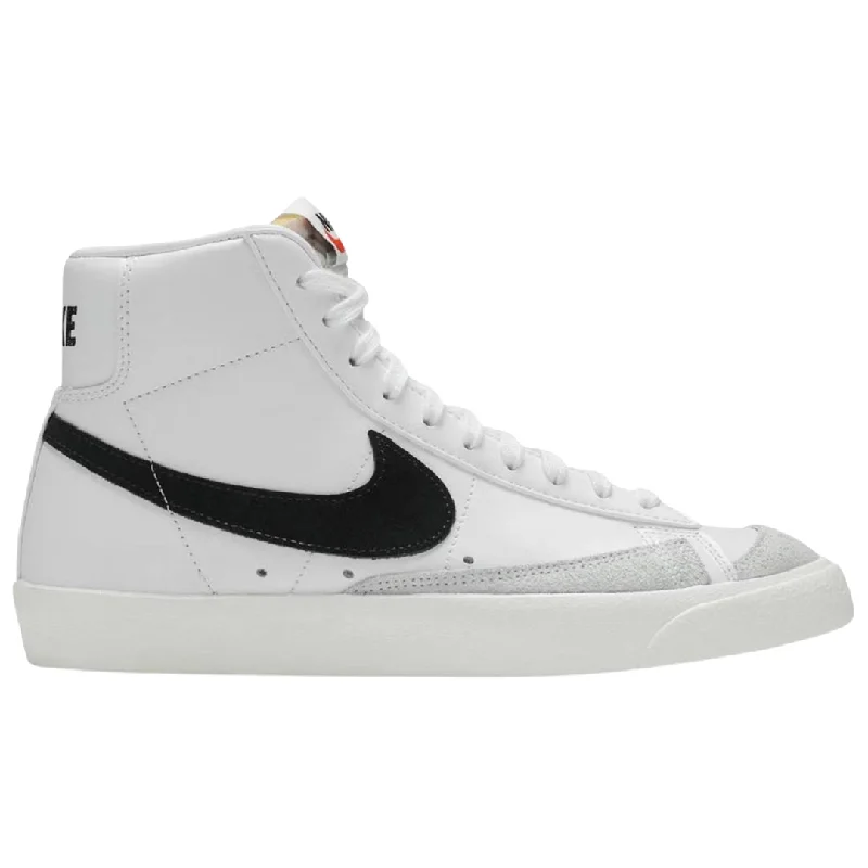 Nike Blazer Mid 77 White Mid Top Sneakers Women's Solid Blazer