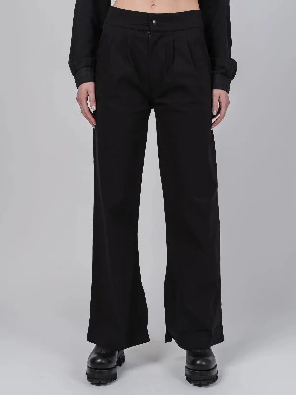 TROUSERS Trousers Formal Black