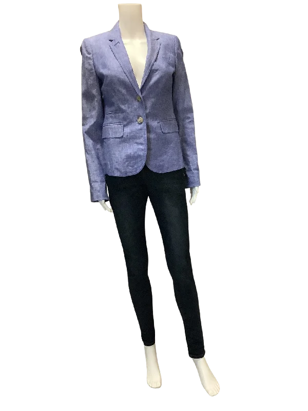 J. Crew Blue Linen Blazer  Size: 2T W/Tags Women's Luxurious Suit