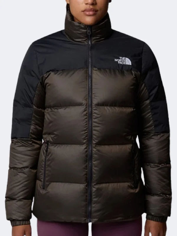 The North Face Diablo Down 2 Women Lifestyle Jacket Burn Black Heather Knit Jacket Woven Jacket Fleece Jacket