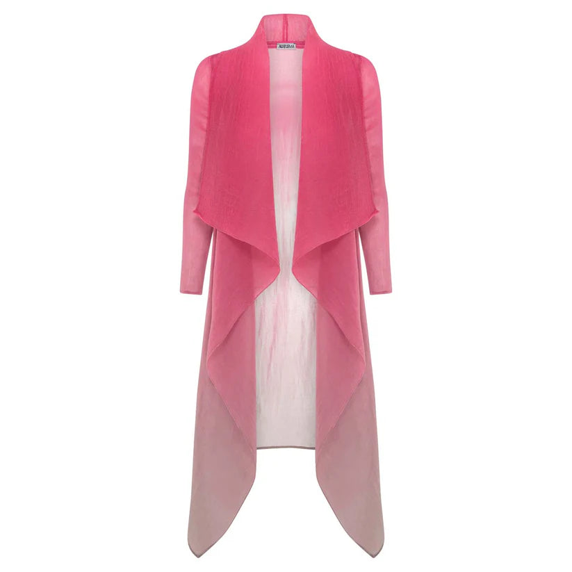 NEW ALQUEMA COLLARE COATS - OMBRE Boat Neck Jacket Square Neck Jacket One-Shoulder Jacket