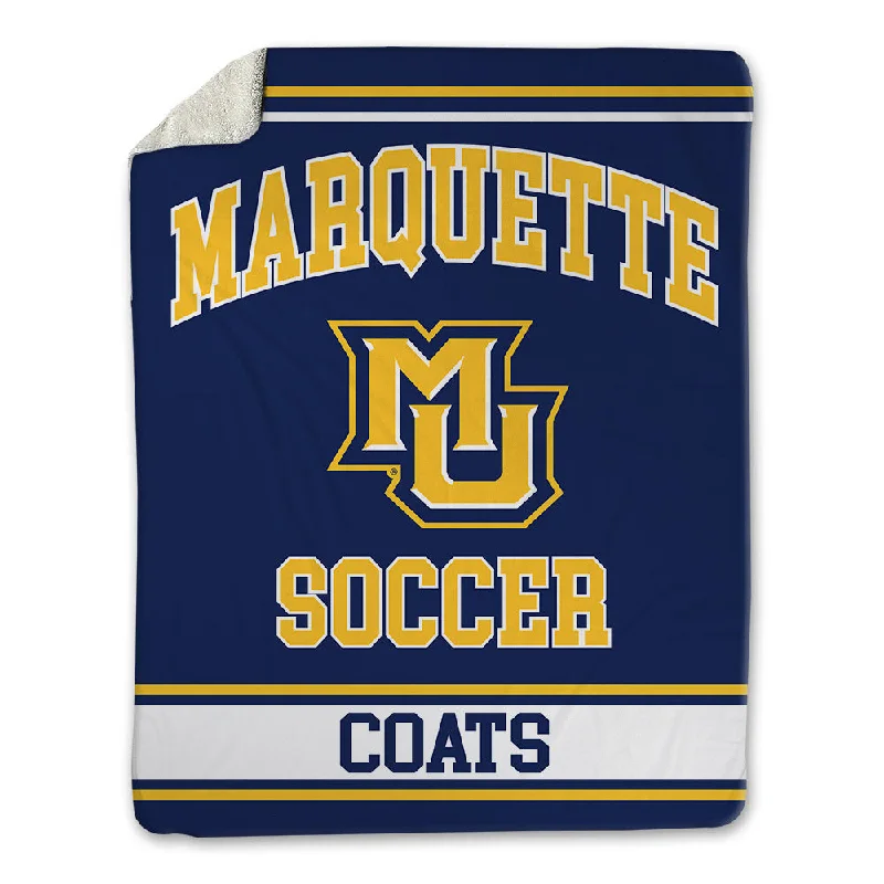 Marquette - NCAA Women's Soccer : Lilly Coats - Blanket Toggle Coat Shawl Collar Coat Notch Collar Coat