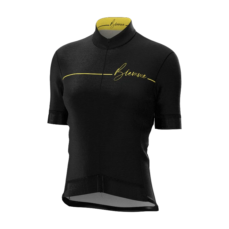 Bike short sleeve jersey - Yellow Short Sleeve Jersey Top