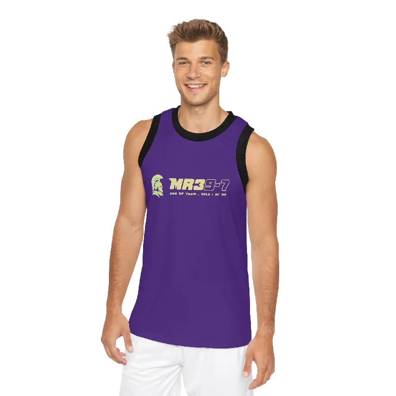 Copy of Copy of Mr39 Unisex Basketball Jersey (AOP) V Neck Jersey Blouse