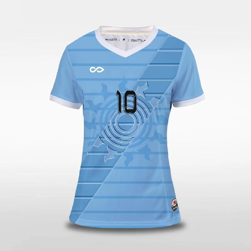 Cyclone Thrust - Customized Women's Sublimated Soccer Jerseys Short Sleeve Jersey Top