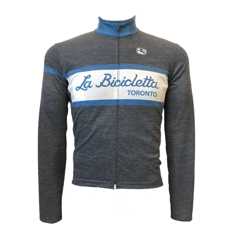 Giordana La Bicicletta Long Sleeve Jersey Hemp Jersey Tee