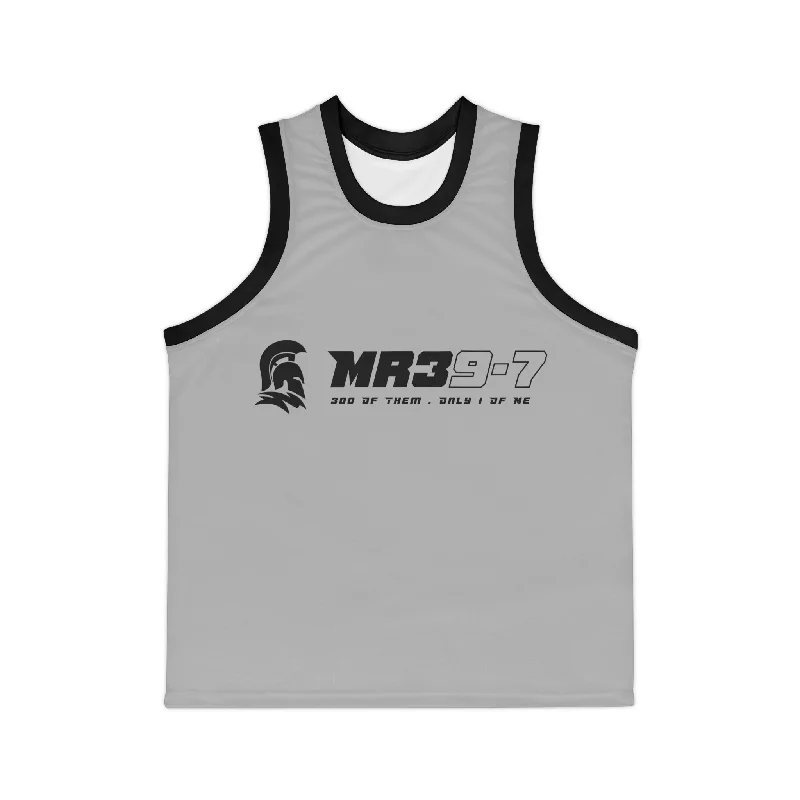 Mr39 Unisex Basketball Jersey (AOP) Jet Black Jersey Tee