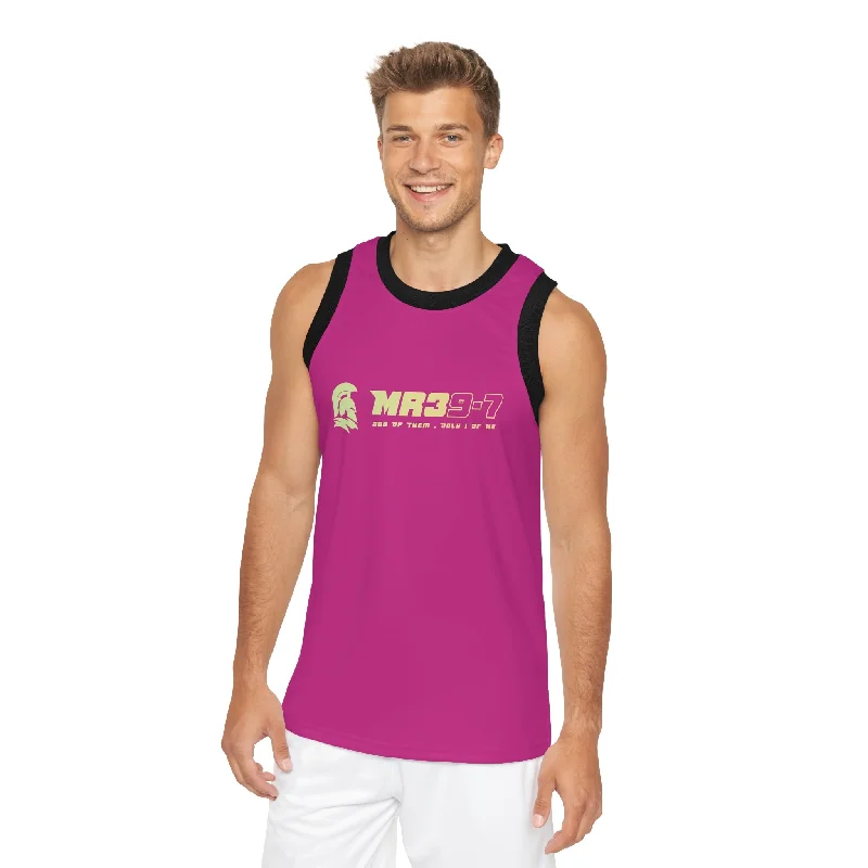 Mr39 Unisex Basketball Jersey (AOP) Textured Jersey Blouse