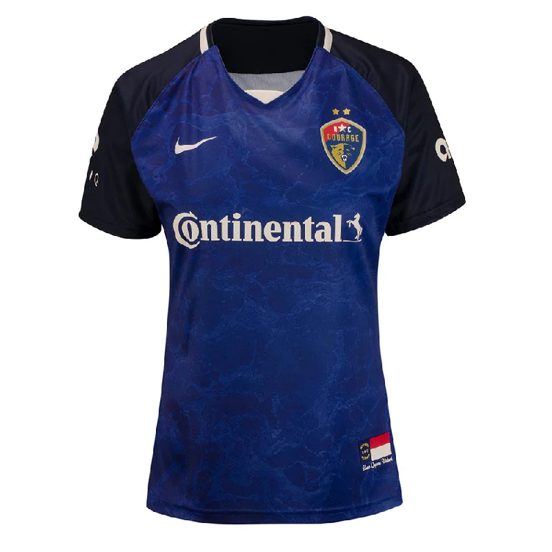 North Carolina Courage 2021 Fitted Jersey Modern Jersey Tee