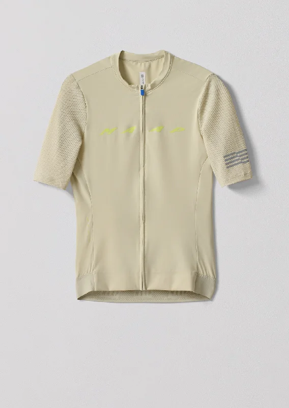 Women's Evade Pro Base Jersey 2.0 Beige Jersey Tee