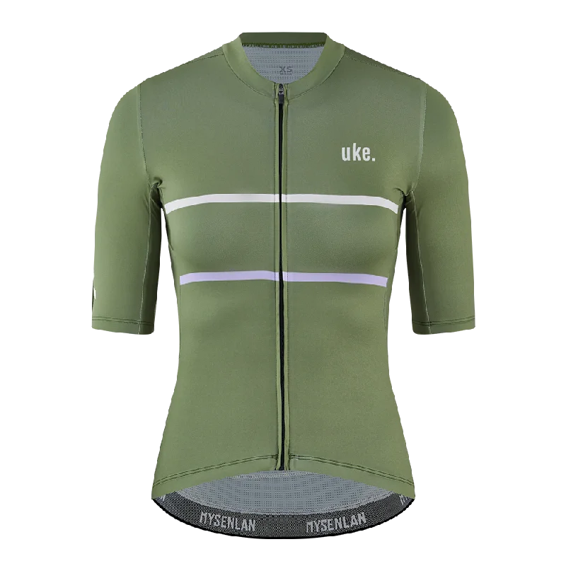 Women's Training Jersey A002-Green Branded Jersey Tee