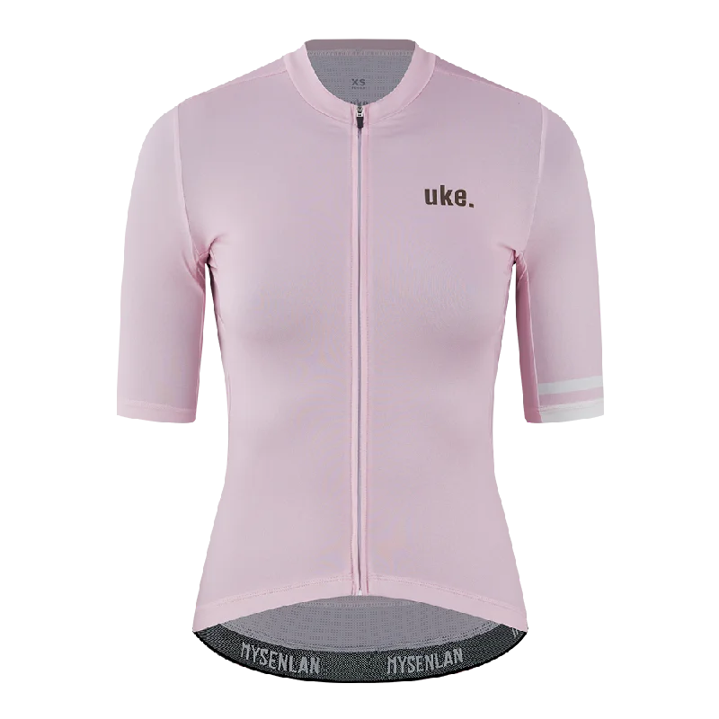 Women's Training Jersey A003-Pastel Pink Winter Jersey Top