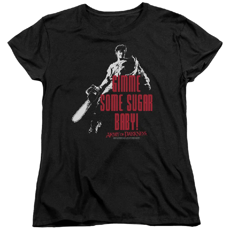 Army Of Darkness Sugar - Women's T-Shirt Fleece Fabric Down Fabric Feather Fabric