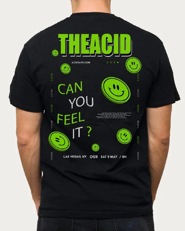 Can You Feel It? T-Shirt Front Pockets Side Pockets Patch Pockets