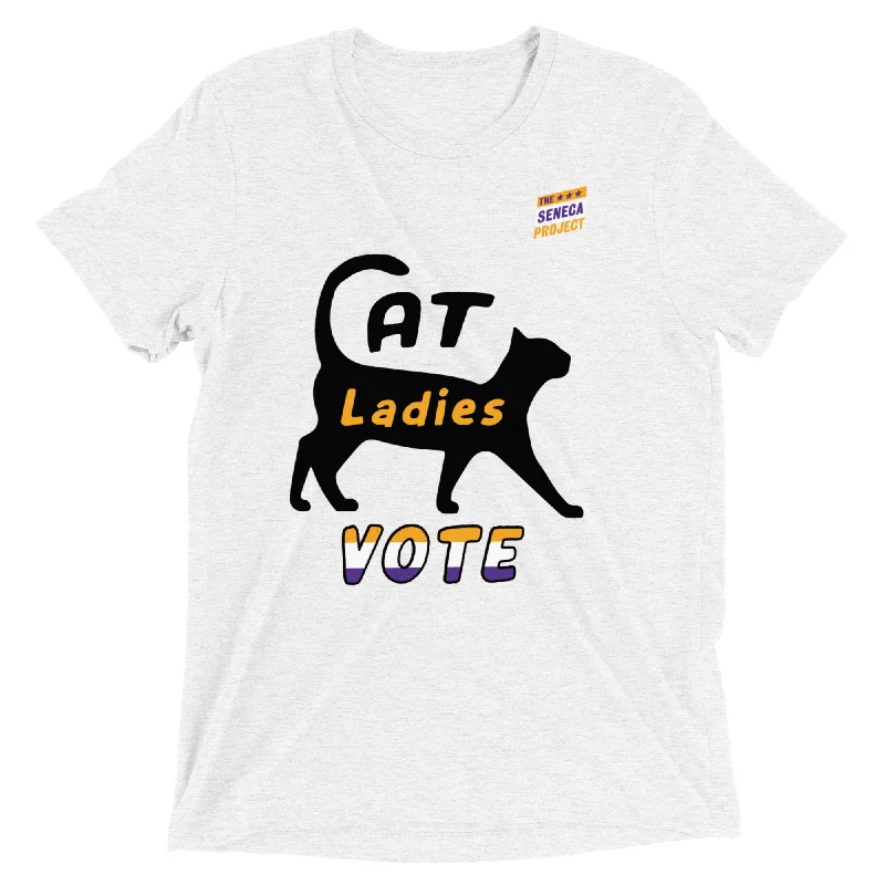 CAT LADIES VOTE UNISEX T-SHIRT Modern Contemporary Chic