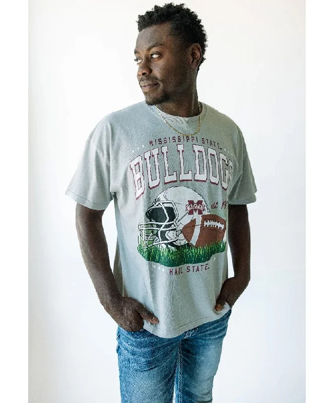 Mississippi State Malone Oversized Tee Rayon Velvet Corduroy