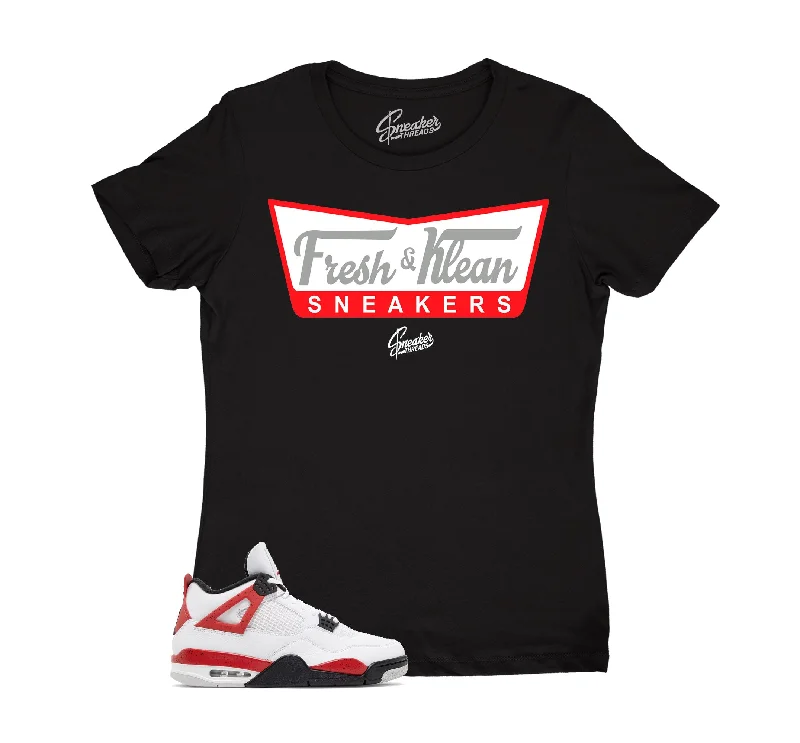 Womens - Red Cement 4 Fresh & Krispy Shirt Terry Blend Velvet Blend Canvas Blend